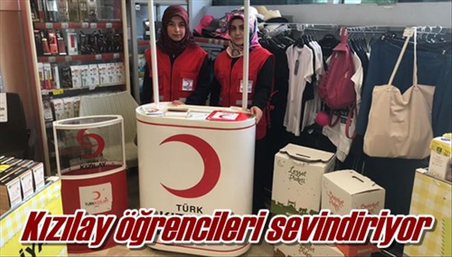 Kızılay öğrencileri sevindiriyor