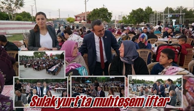5 bin kişi iftar sofrasında buluştu