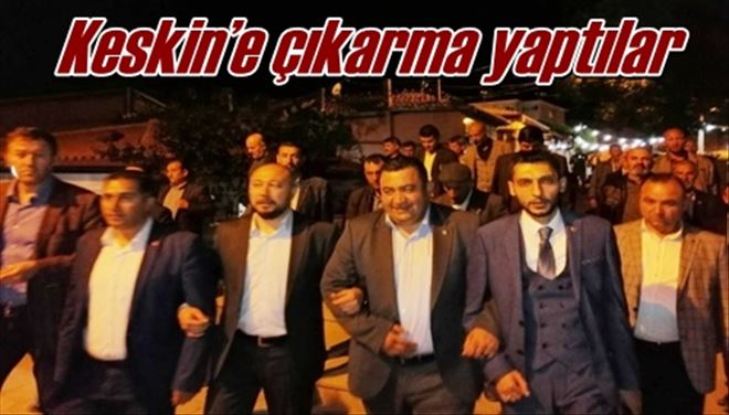 Keskin´e çıkarma yaptılar