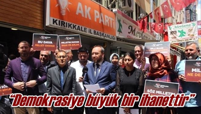 ?Demokrasiye büyük bir ihanettir?