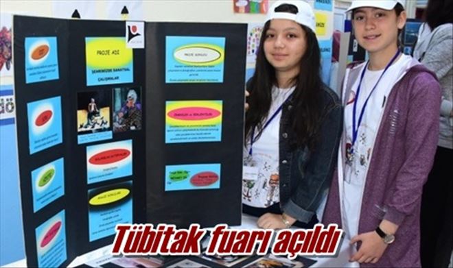 Tübitak fuarı açıldı