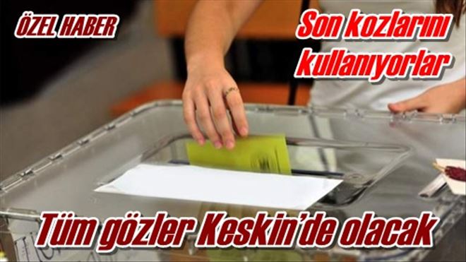 Son kozlarını kullanıyorlar