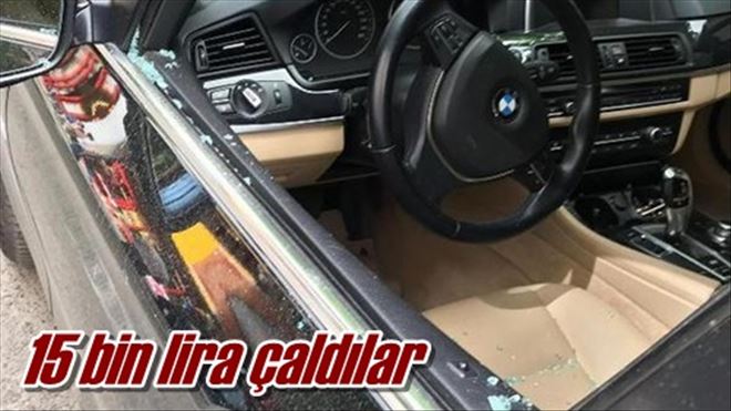 15 bin lira çaldılar