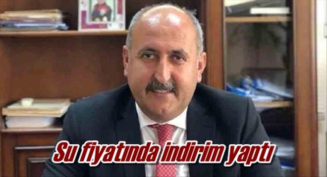 Su fiyatında indirim yaptı