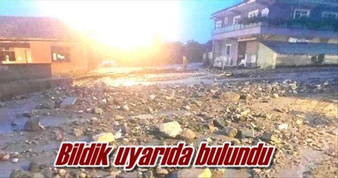 Bildik uyarıda bulundu