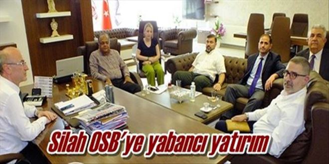 Silah OSB´ye yabancı yatırım 