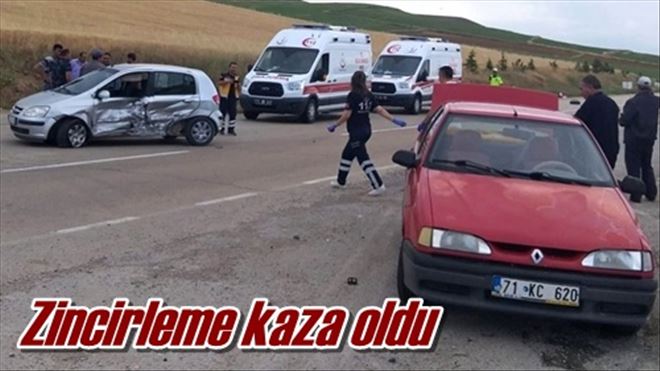 Zincirleme kaza oldu