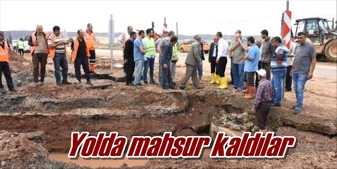 Yolda mahsur kaldılar