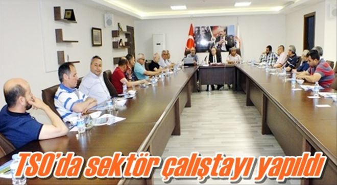 TSO´da sektör çalıştayı yapıldı