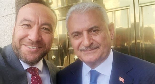 Binali Yıldırım ile selfie
