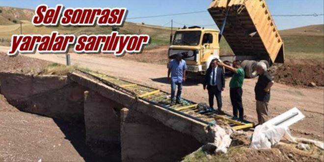 Sel sonrası yaralar sarılıyor 