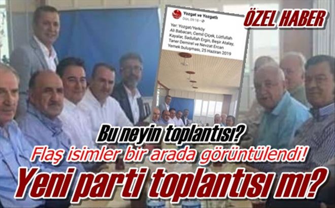 Bu neyin toplantısı?