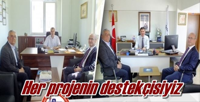 Her projenin destekçisiyiz
