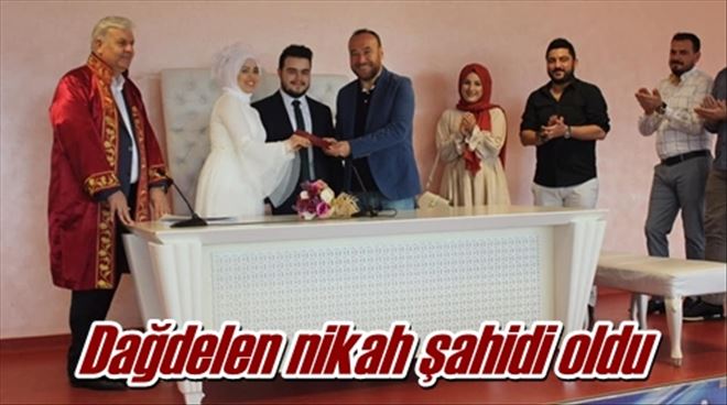 Dağdelen nikah şahidi oldu