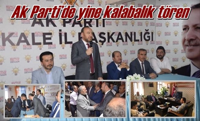 Ak Parti´de yine kalabalık tören