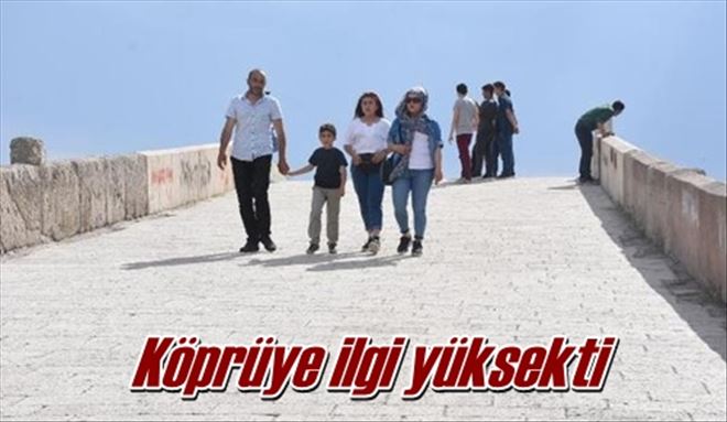 Köprüye ilgi yüksekti