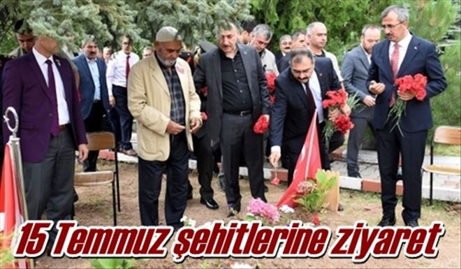 15 Temmuz şehitlerine ziyaret