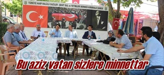 Bu aziz vatan sizlere minnettar 