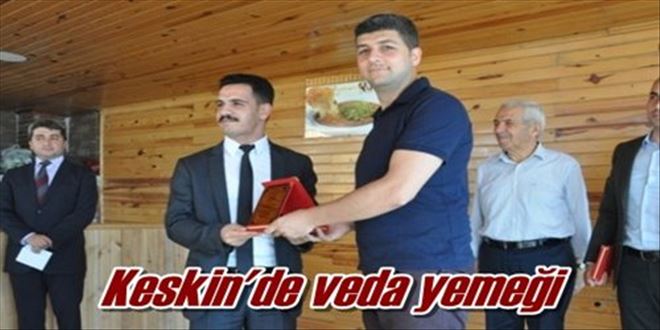 Keskin´de veda yemeği