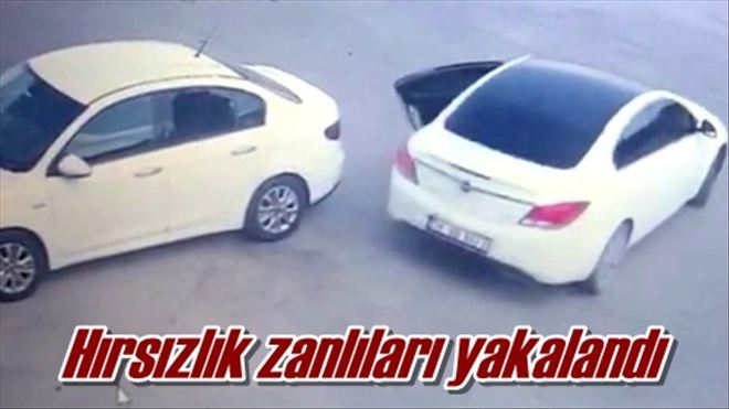 Hırsızlık zanlıları yakalandı