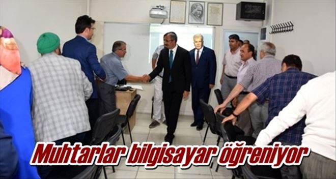 Muhtarlar bilgisayar öğreniyor