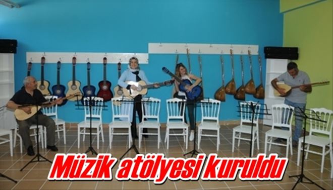Müzik atölyesi kuruldu