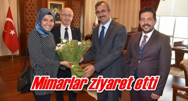 Mimarlar ziyaret etti