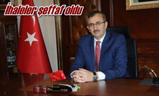 İhaleler şeffaf oldu