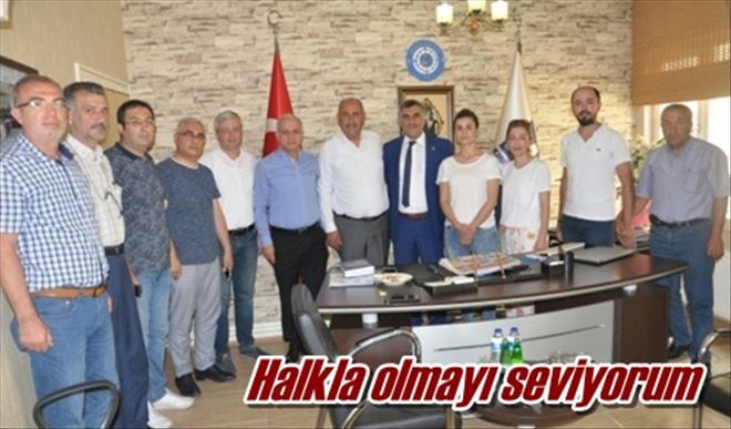 Halkla olmayı seviyorum