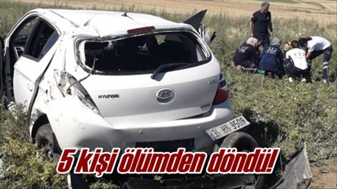 5 kişi ölümden döndü!