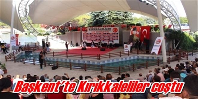 Başkent´te Kırıkkaleliler coştu