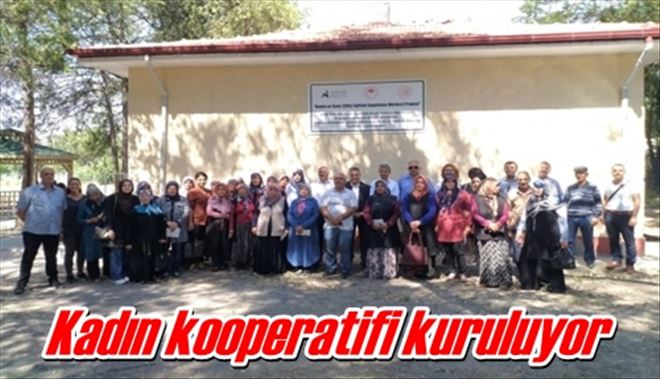 Kadın kooperatifi kuruluyor
