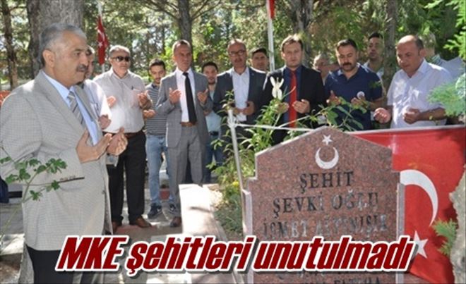 MKE şehitleri unutulmadı