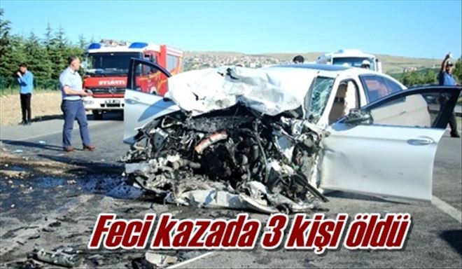 Feci kazada 3 kişi öldü