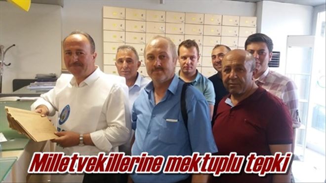 Milletvekillerine mektuplu tepki 