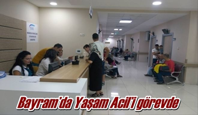 Bayram´da Yaşam Acil´i görevde