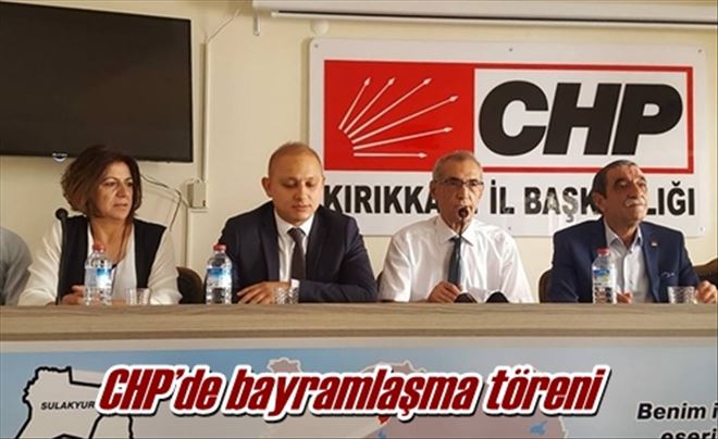 CHP´de bayramlaşma töreni