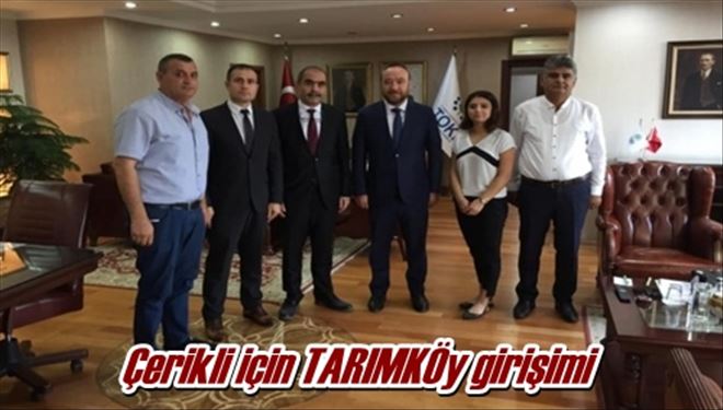 Çerikli için TARIMKÖy girişimi