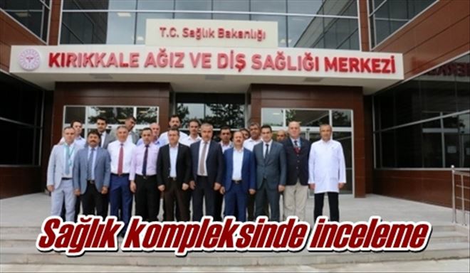 Sağlık kompleksinde inceleme