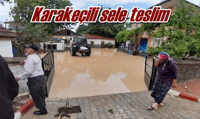 Karakeçili sele teslim
