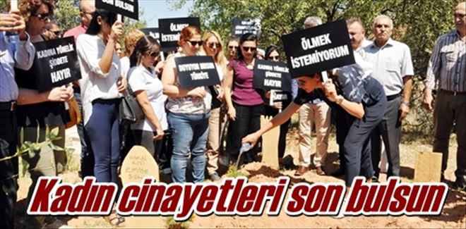 Kadın cinayetleri son bulsun 