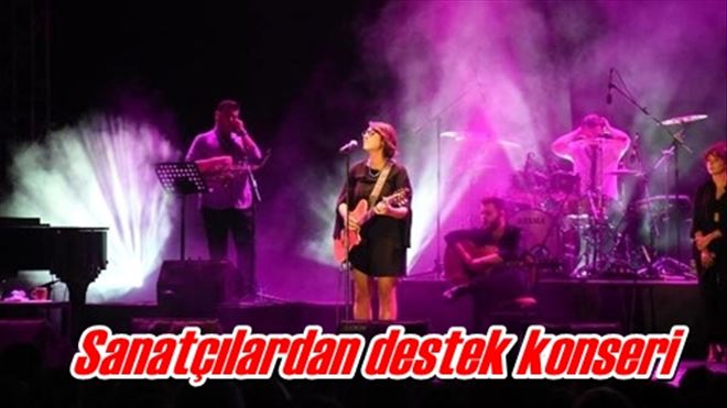 Sanatçılardan destek konseri