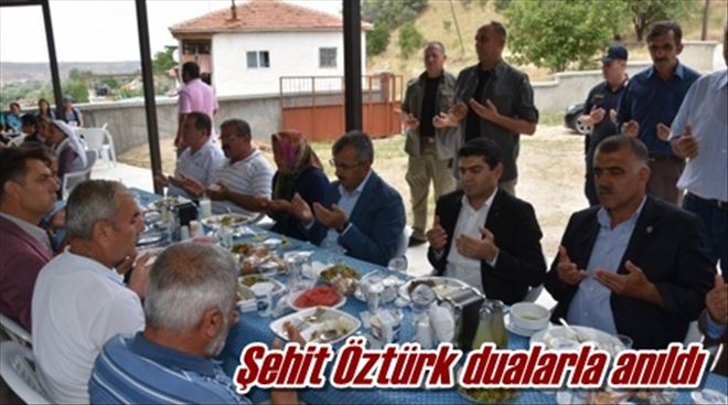 Şehit Öztürk dualarla anıldı
