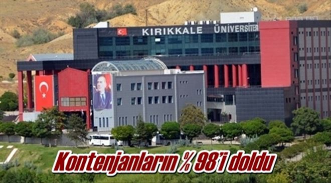 Kontenjanların % 98´i doldu