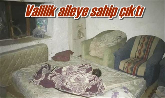 Valilik aileye sahip çıktı