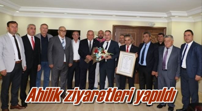 Ahilik ziyaretleri yapıldı