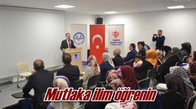 Mutlaka ilim öğrenin