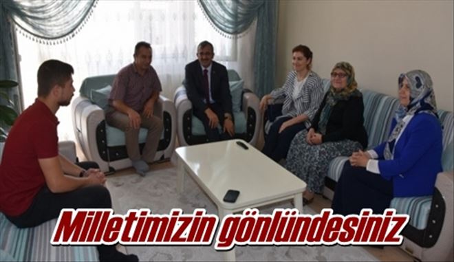 Milletimizin Gönlündesiniz