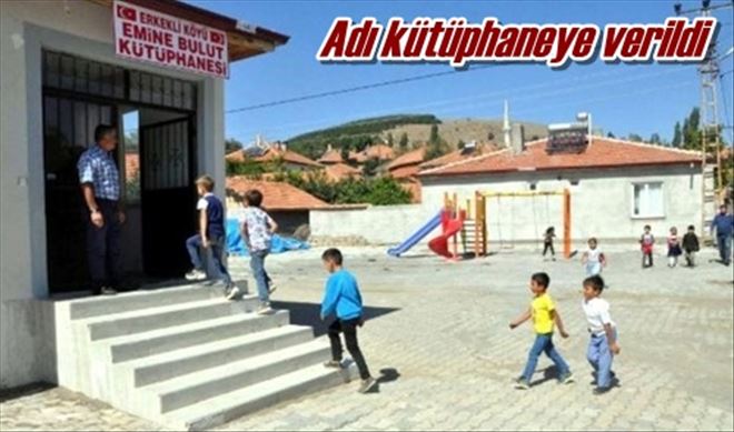 Adı kütüphaneye verildi