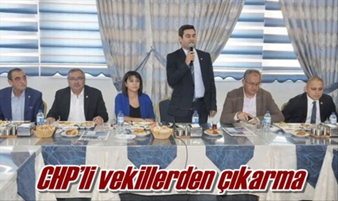 CHP´li vekillerden çıkarma